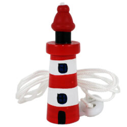 red white lighthouse light cord