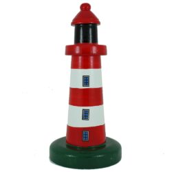 red white striped lighthouse
