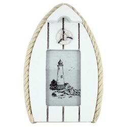 Boat Photo Frame with Lifebuoy