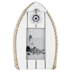 Boat Photo Frame with Steering Wheel