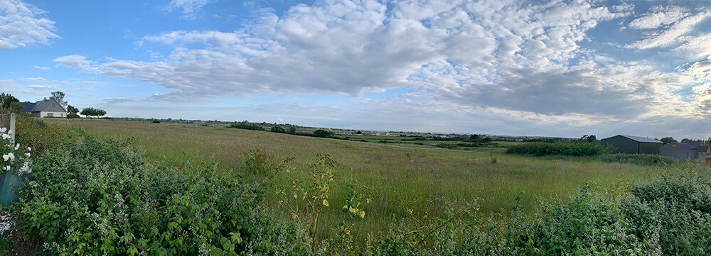 View from the Rose Bud Pub Garden