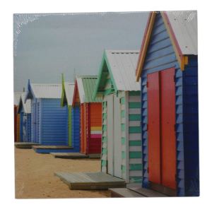 Beach Hut Canvas Print
