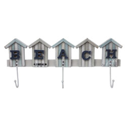 Beach Hut Coat Towel Hooks