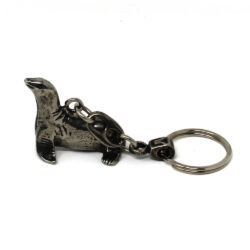 Seal Metal Key Ring