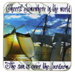 3391 Cheers Sun Over the Yardarm Drinks Coaster