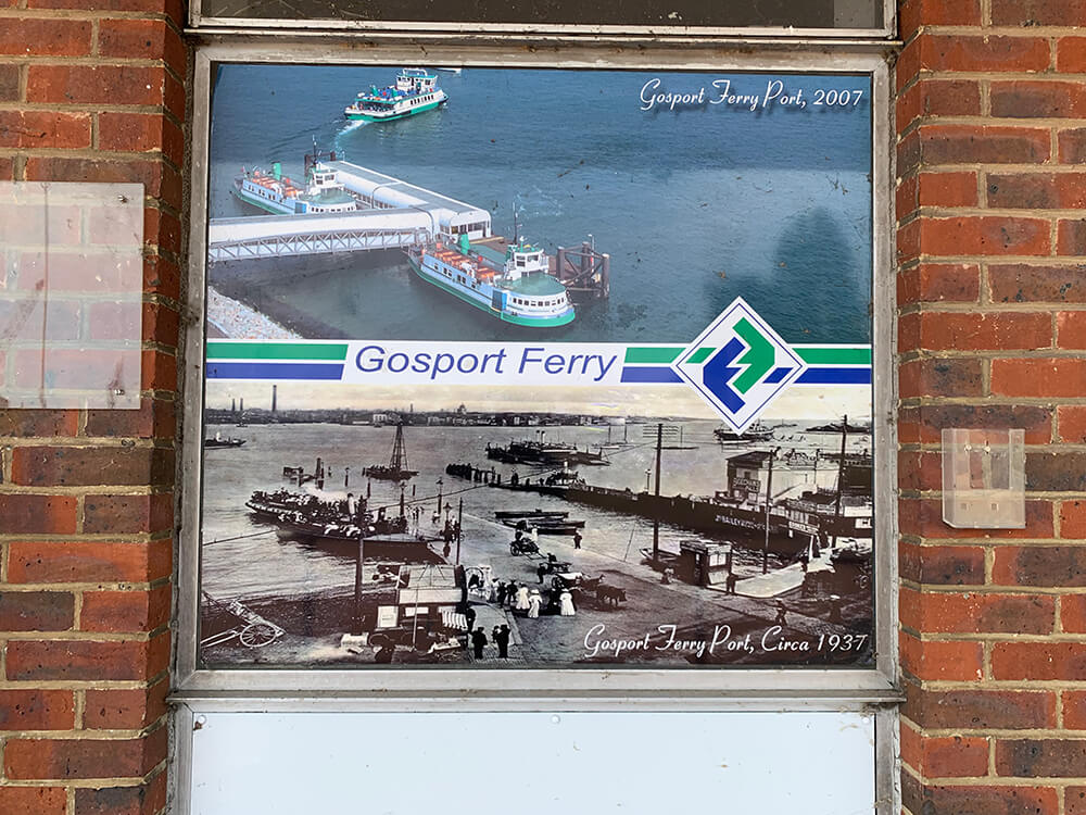 Gosport Ferry Sign