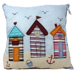 6506 Large Beach Hut Nautical Cushion