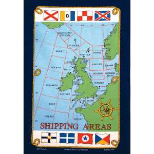 6127 British Isles Shipping Dish Cloth